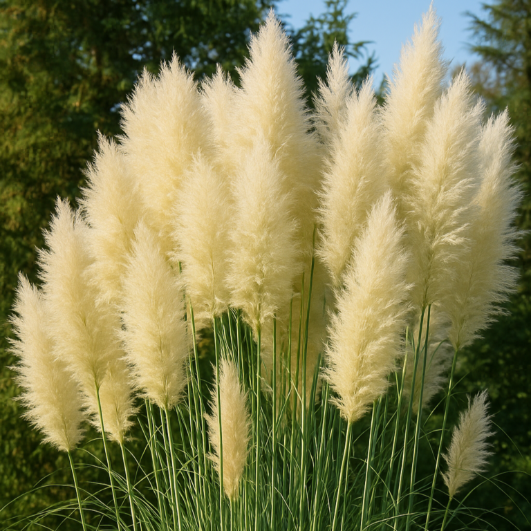 Trawa pampasowa 'White Feather'